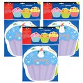 Creative Teaching Press Designer Cut-Outs, Month Cupcakes, 10in, 12 Pieces, PK3 5938